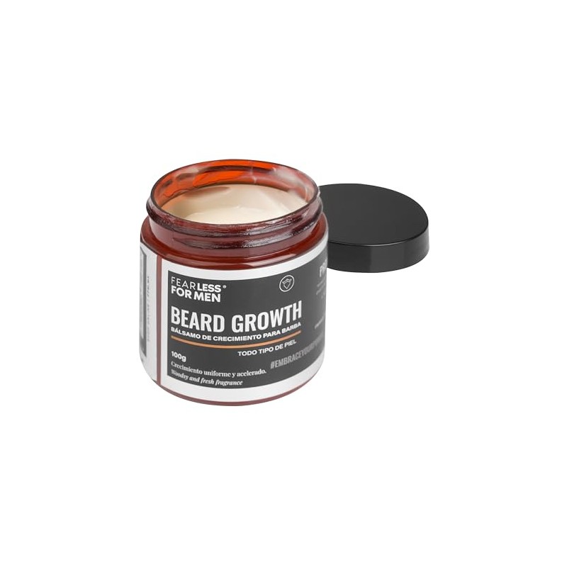 Fearless For Men Bálsamo de Crecimiento de Barba Fortificado con