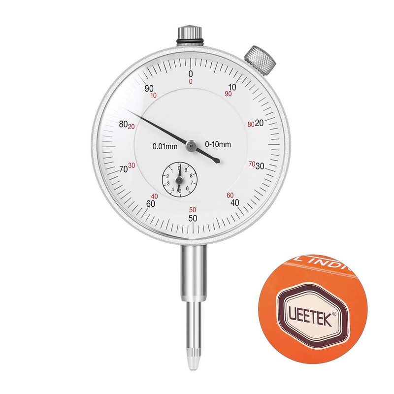 UEETEK Mechanical Dial Indicator Probe Display Dial Test Measuring Range