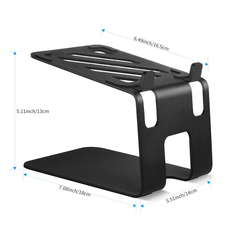VAYDEER Desktop Speaker Stands with Vibration Absorption Pads, Metal Speaker