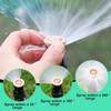 Pack of 4 Garden Lawn Sprinklers, 360 Degree Rotating Garden