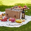 WILLOW WEAVE Picnic Basket with Table, Wine Picnic Basket Set