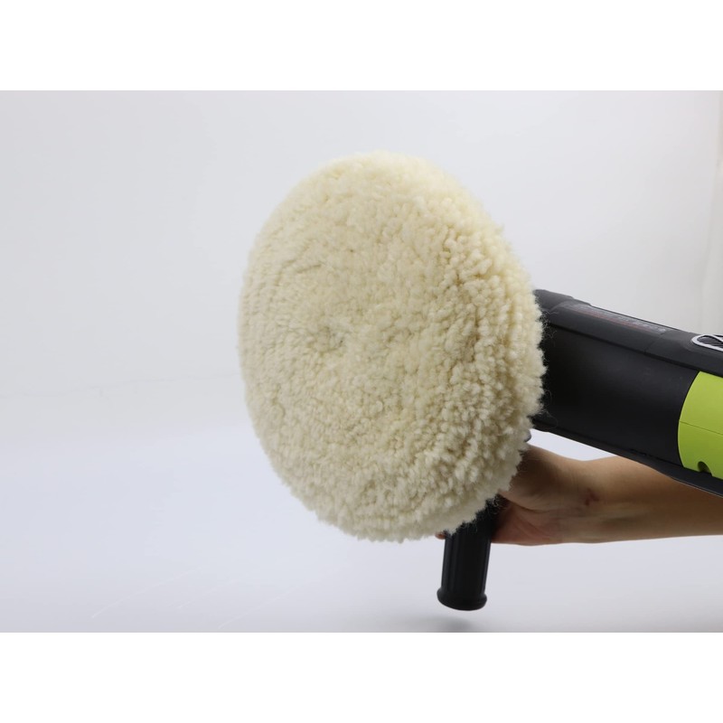 Woolous Wool Buffing Pad 7 Inch, 100% Natural Wool Pads
