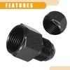 Partuto 2 Pcs AN10 to AN8 Universal Flare Reducer Fitting
