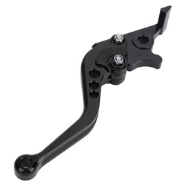 Motorcycle Adjustable Brake Lever, Sturdy Ergonomic Folding Brake Lever for CT125 Cub (Black)