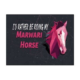 Makoroni - I'd Rather BE Riding My Marwari Horse Horse - Jigsaw Puzzle 30 pcs, DesO96