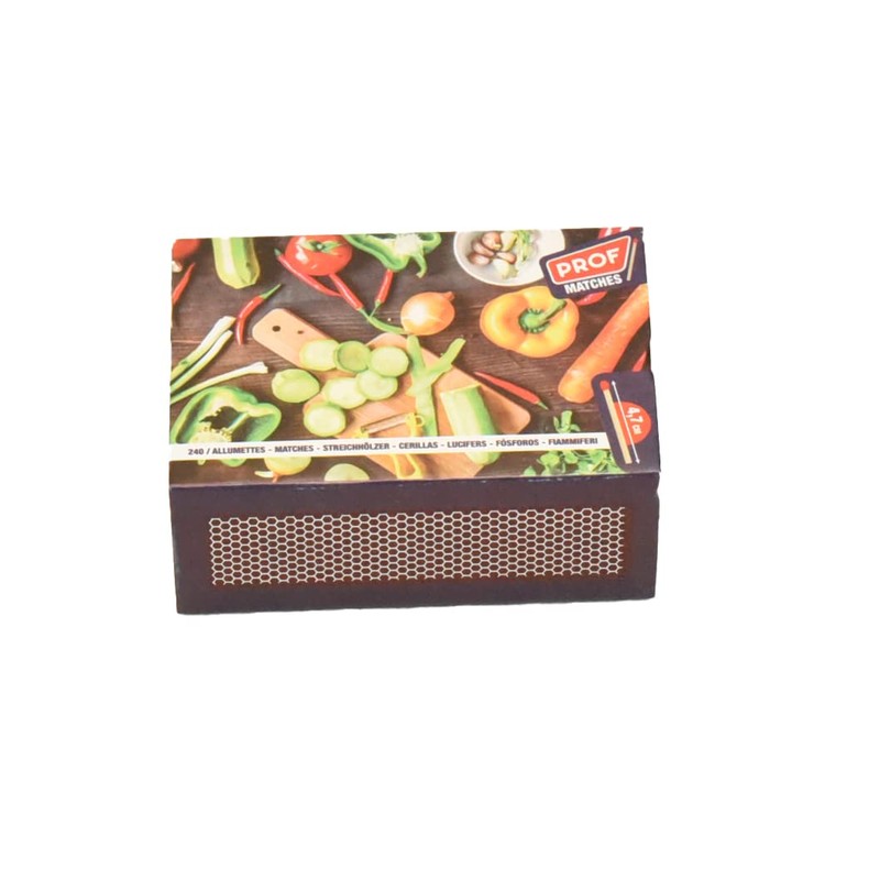 jameitop® 1400 Matches Vegetable Motifs Matches 6 Boxes of 240