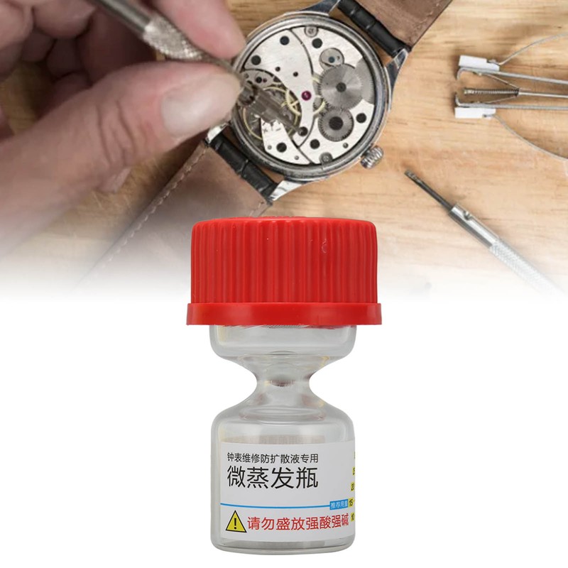 Micro Evaporating Glass Bottle Liquid Spreading Volatilizing Preventation Watch Repair