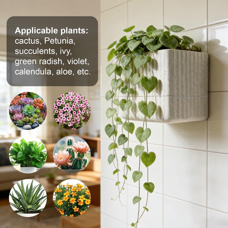 Indoor Self-Watering Planter with Drainage Hole – A Modern-Style Pot
