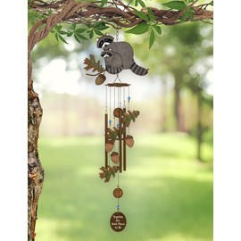 Sunset Vista Designs Babes Raccoon - Timbre de Viento (81,9 cm)
