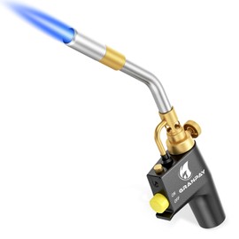 Granpay High Intensity Propane Torch Head for MAP Pro MAPP Propane Tank Portable Trigger Start Soldering Torch for Gas Welding Stripping Paint Searing Steak