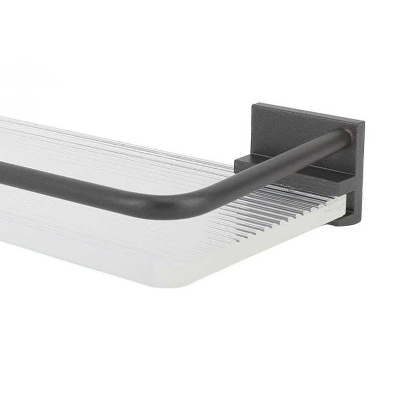 30cm Bathroom Wall Mounted Shelf Space Aluminum Acrylic Towel Rack