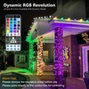 Brizled Color Changing Halloween Lights, 66ft 200 LED RGB Christmas