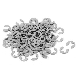 uxcell 4mm Inner Dia 304 Stainless Steel E Clip Retaining Rings Circlips 100 Pcs