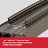 M-D Building Products 67967 Vinyl Concealed Kerf/Channel Fit Under Door