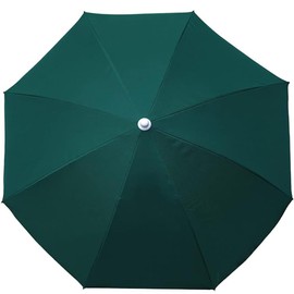 AMMSUN 6FT Portable Picnic Outdoor Canopy Sunshade Beach Umbrella with Tilt Function, Small Patio Umbrella - Green