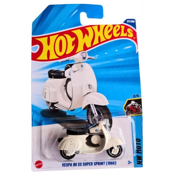 Hot Wheels Vespa 90 SS Super Sprint (1966) [White], HW