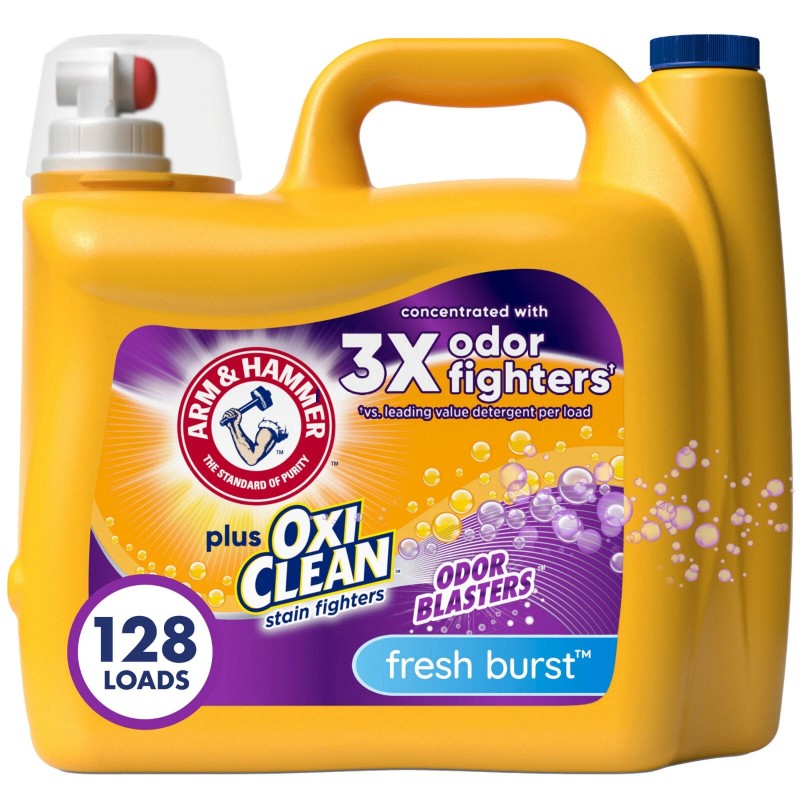 ARM & HAMMER Plus OxiClean Odor Blasters Liquid Laundry Detergent,