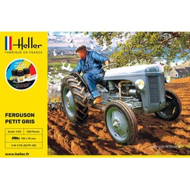 Heller 57401 Ferguson TE-20 Petit Gris Model Kit, Grey