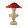 Toyvian Novelty Mushroom Hat Red White Polka Dot Mushroom Plush