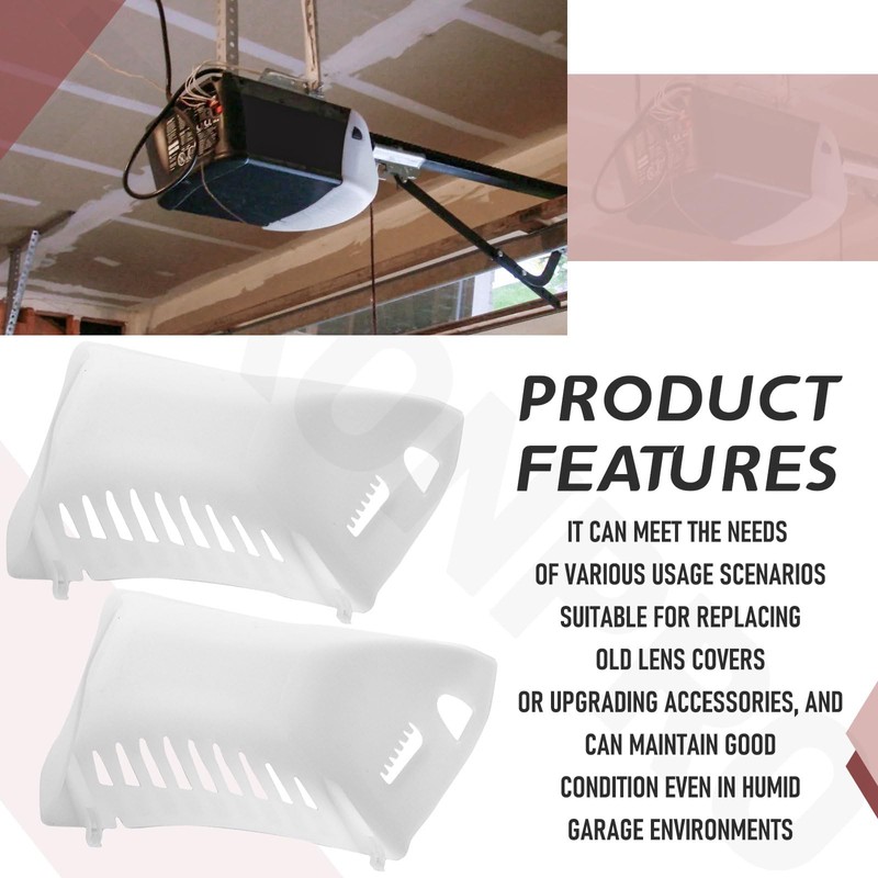 2 Pcs 108D79 Garage Door Opener Light Lens Cover for