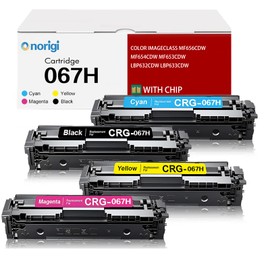 Onorigi 067H MF656Cdw Toner Cartridge Set Compatible for Canon 067H 067 Toner for Canon imageCLASS LBP632Cdw MF653Cdw LBP633Cdw MF654Cdw Printer High Yield (067H, 4Pack)