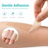 Rollo de cinta adhesiva de silicona fina para cicatrices faciales