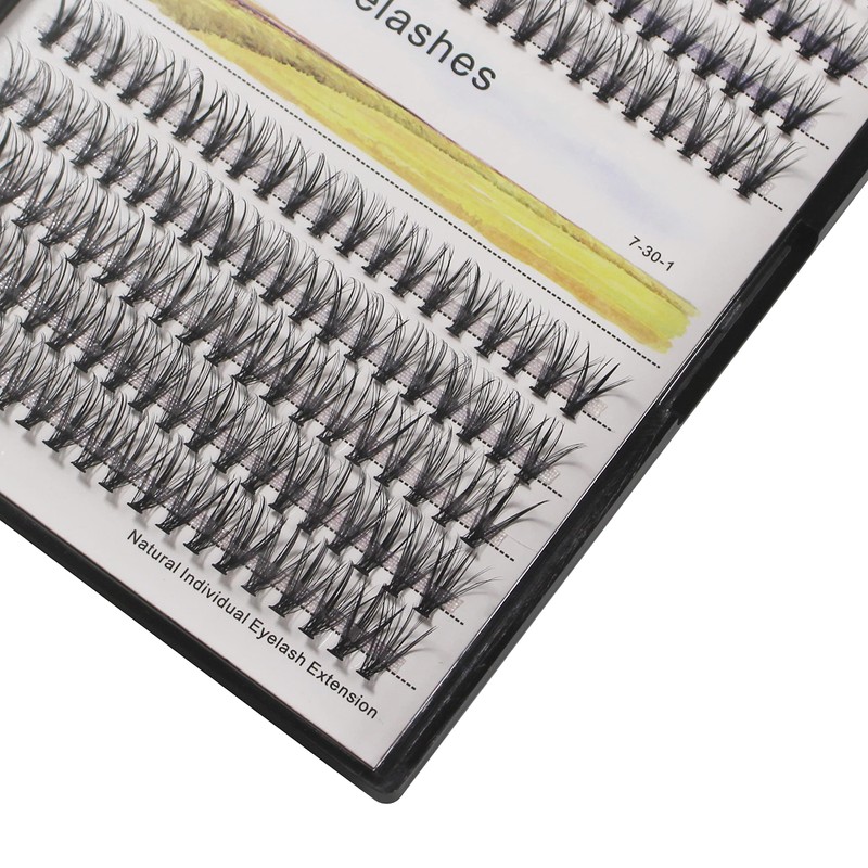Product Customized,Large Tray-200Pcs 20 Roots Individual Fake False Eyelashes Cluster