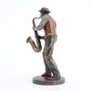 Veronese Design 7 1/4" Jazz Band Saxophonist Resin Figurine Bronze