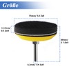 Mesee Pack of 2 Sanding Disc Pads, Polishing Pad Adapter,