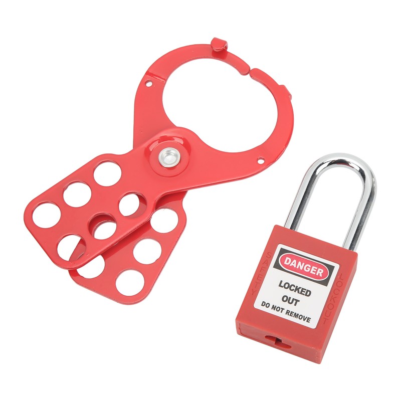 Lockout Tagout Kit With Safety Hasp Padlock Loto Tag Keys
