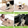 2 Pack Reusable Washable Pet Pee Pads, 18" x 24"