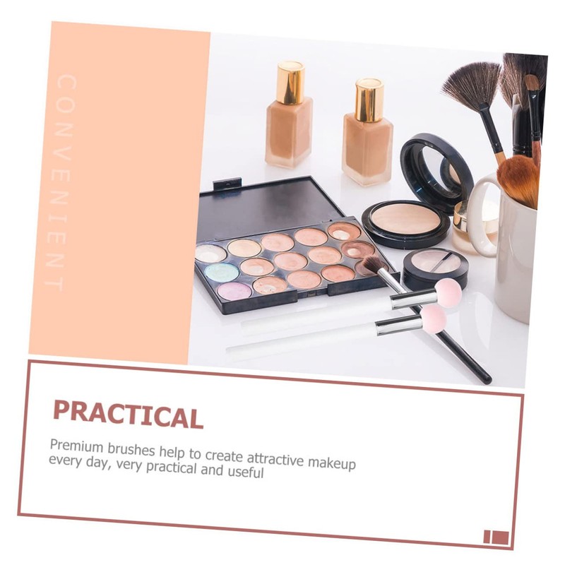 Minkissy 4sets Mushroom Head Sponge Concealer Bulk Makeup Sponge Heads