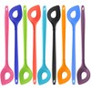 Sililkon Mixing Spoon with Hole (Pink)