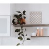 Lattice Panel with a Roof Shingle Design MDF Home &