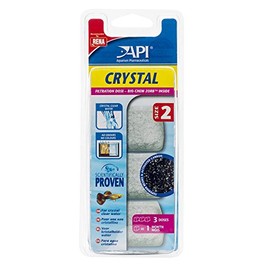 API Crystal Size 2 Aquarium Filtration Media Cartridges Superclean 60, Pack of 3