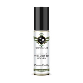 CA Perfume Impression of Straight To Heaven For Men Replica Fragrance Body Oil Dupes Alcohol-Free Essential Aromatherapy Sample Travel Size Concentrated Long Lasting Attar Roll-On 0.3 Fl Oz/10ml