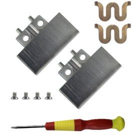 Solo 4 Hinge Replacement Hinge Repair Kit for Beats Solo 4 Wireless (Model A2924) Headphones, Metal Hinge Repair Parts Headband Connector Accessories as Same as The OEM - Silver Gray