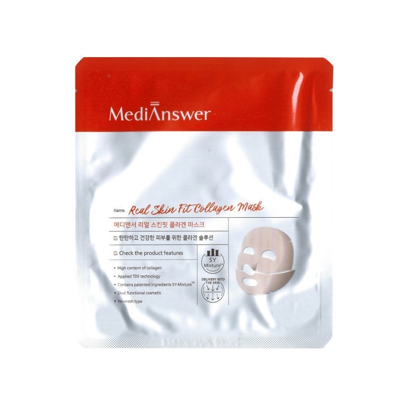 MediAnswer Real Skin Fit Collagen Mask 35ml x 4 /