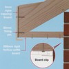 White 25mm Soffit Board Clip PVC-u Plastic U-Section Trim for