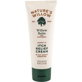 Nature's Willow Itch Relief Lotion with Willow Bark | Soothe Itch from Bug Bites, Rash, Sunburn, and More | Free from Artificial Fragrances & Dyes | Made with Essential Oils | 3.5 oz