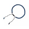 Amazing Gemstones Blue Hematite Anklet (Without Knot) - 6mm Bead