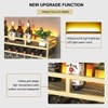 Pengfei LED Wine Rack Wall Mounted, Industrial Metal Wall Wine