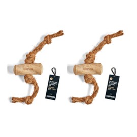 Canophera Dog CHEW Made of Coffee Wood and Coconut Rope (Xtra Large) - 2 Pack