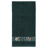 ESSENZA Fleur Hand Towel Dark Green 70 x 140 cm