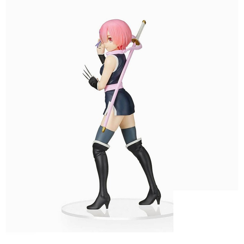 Banpresto 1056133 Re:Zero Starting Life in Another World Ram Kunoichi