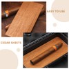 Baluue 10pcs Spanish Cedar Sheets for Humidor Cedar Box Pieces