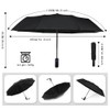 Vicloon Travel Umbrella, Folding Umbrella, 10 Ribs Compact Windproof Umbrella,