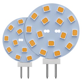 Leisure LED 2pcs G4 LED Bulbs JC Bi-Pin Base Light Bulbs 2W 12V DC 20W-30W T3 Halogen Bulb Replacement RV Camper Trailer Motorhome 5th Wheel and Marine Boat (Warm White 3000K, 2 Pack)