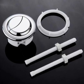 38mm/1.5" Toilet Push Thread Diameter Dual Push Flushing Button Adjustable Toilet Water Tank Button,Compatible with Glacier Bay Aquasource TOTO, American Standard, KOHLER, Twfords