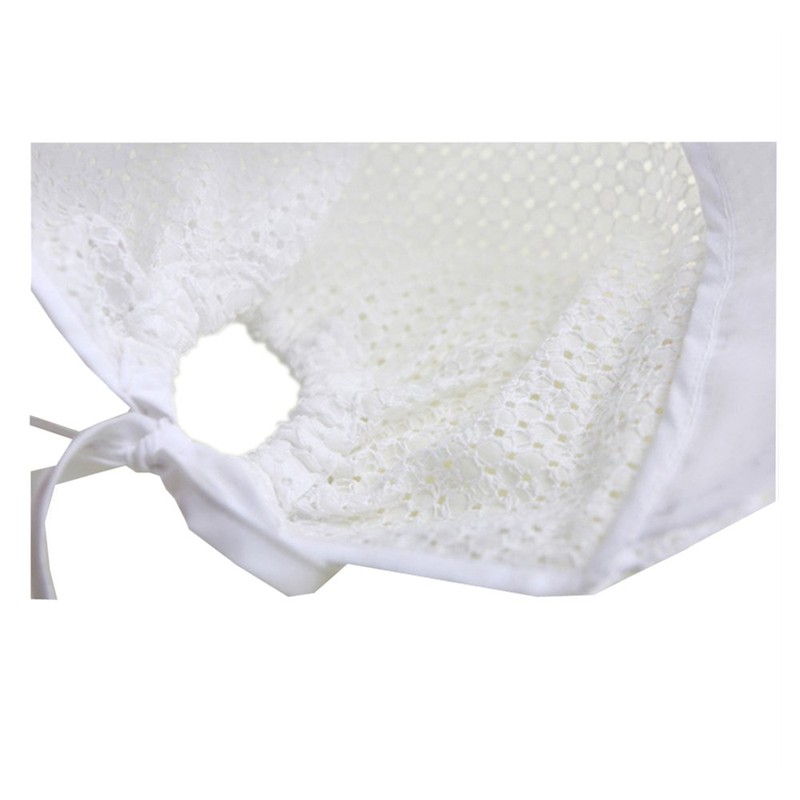 Baby Girl Toddlers Breathable Lacy Bonnet Eyelet Cotton Adjustable Sun